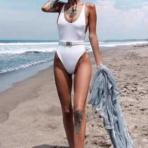 Lovesome white bikini.