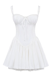 “Milky Mirage’ little baby doll birthday dress.